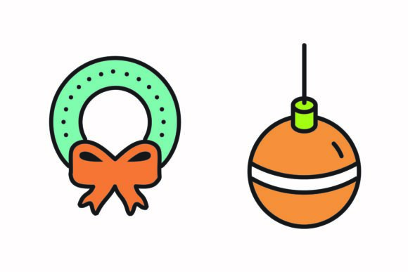 Christmas Advent Wreath Decorative Ball: A Festive Design Asset