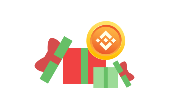 Christmas Binance Box Gift Decorative: Festive Branding Assets