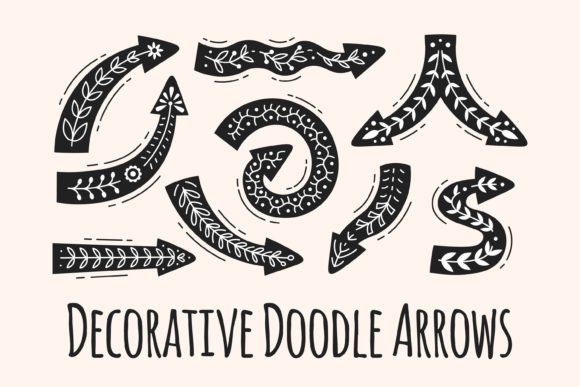 Creative Direction with Decorative Doodle Arrows