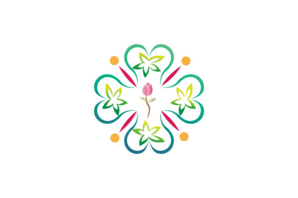 Decorative Flower Icon Colorful Emblem D: A Design Guide