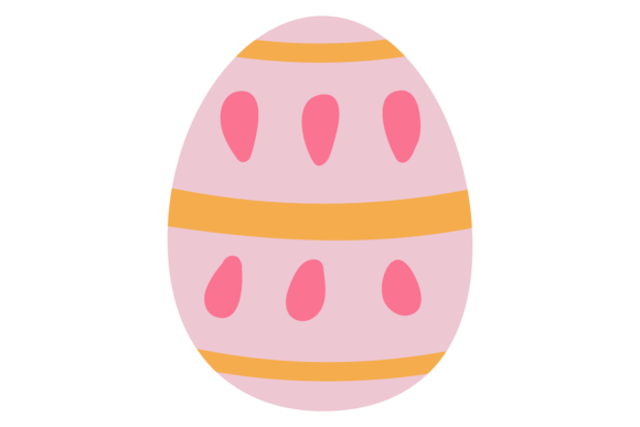 Easter Egg: Cute Pastel Decorative Holiday Charm