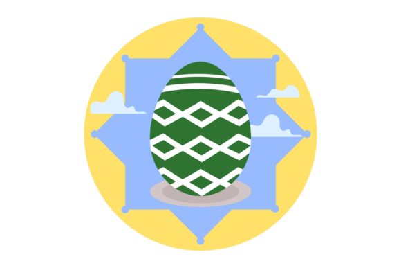 Easter Egg Simple Decorative Style: A Springtime Design Essential